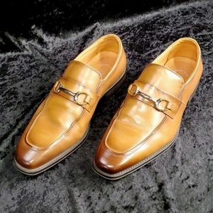 Stacy Adams Pierce Slip On Moc Toe Shoe Loafer Mens 9.5